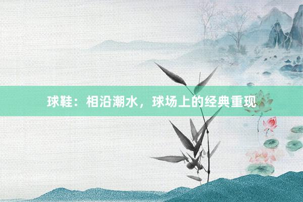 球鞋：相沿潮水，球场上的经典重现